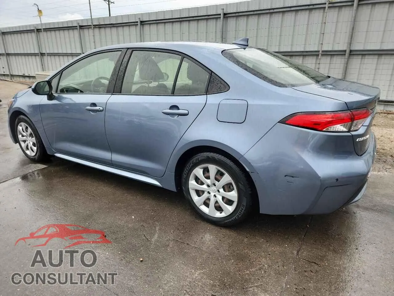 2020 TOYOTA COROLLA Damaged VIN JTDEPRAE3LJ043827 – rear exterior