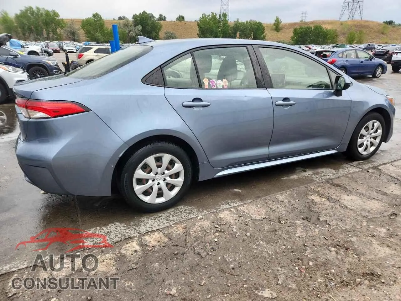 2020 TOYOTA COROLLA Damaged VIN JTDEPRAE3LJ043827 – side profile