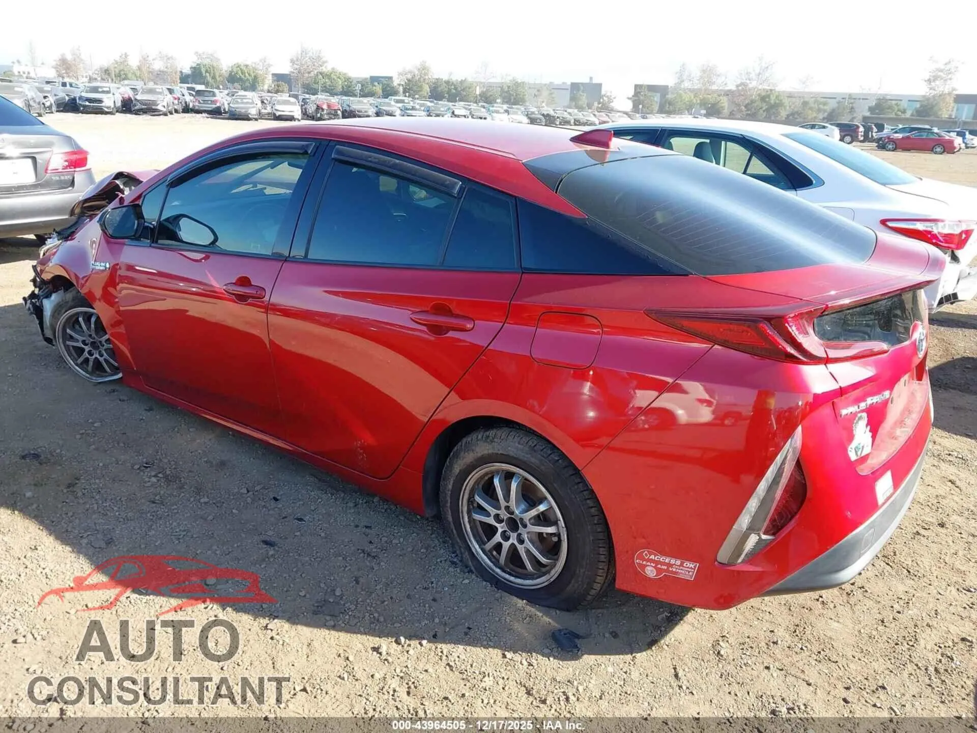 2017 TOYOTA PRIUS PRIME Damaged VIN JTDKARFP1H3047241 – side profile 2017 TOYOTA PRIUS PRIME Damaged VIN JTDKARFP1H3047241 – side profile