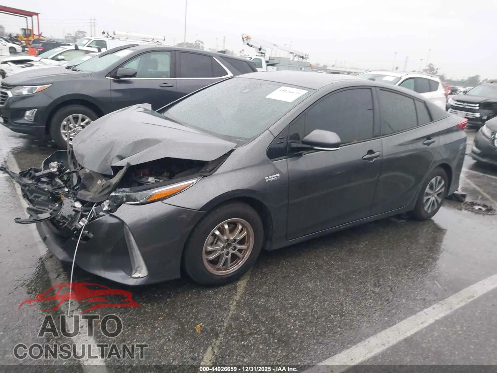2020 TOYOTA PRIUS PRIME Damaged VIN JTDKARFP2L3154128 – rear exterior