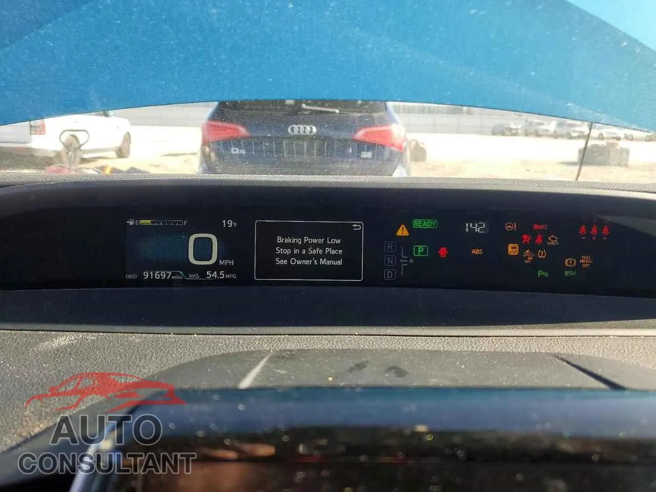 2020 TOYOTA PRIUS Damaged VIN JTDKARFP4L3135936 – trunk area