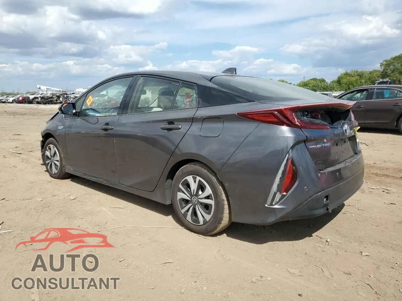 2017 TOYOTA PRIUS Damaged VIN JTDKARFP6H3042357 – rear exterior