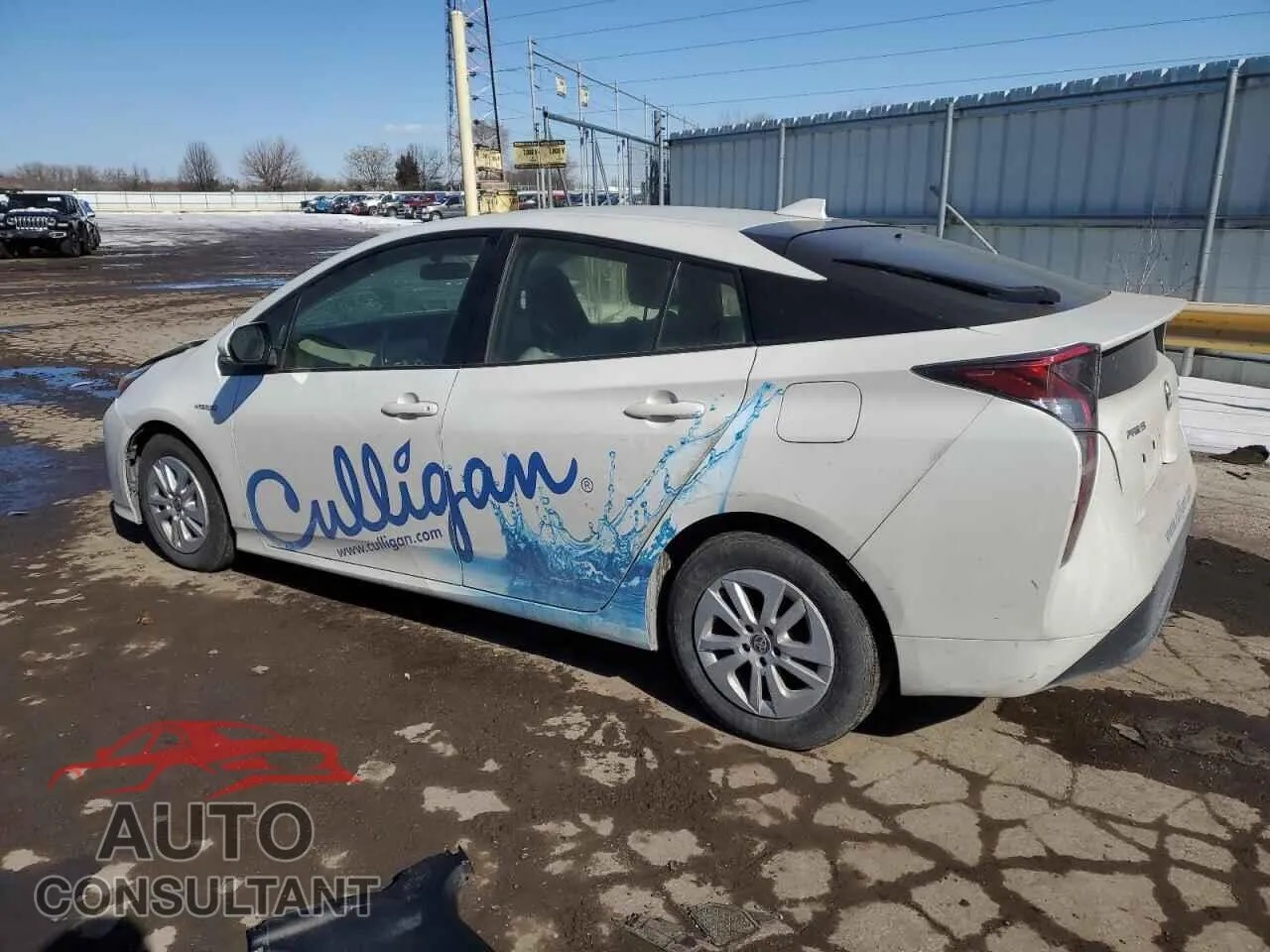 2016 TOYOTA PRIUS Damaged VIN JTDKBRFU4G3508692 – rear exterior