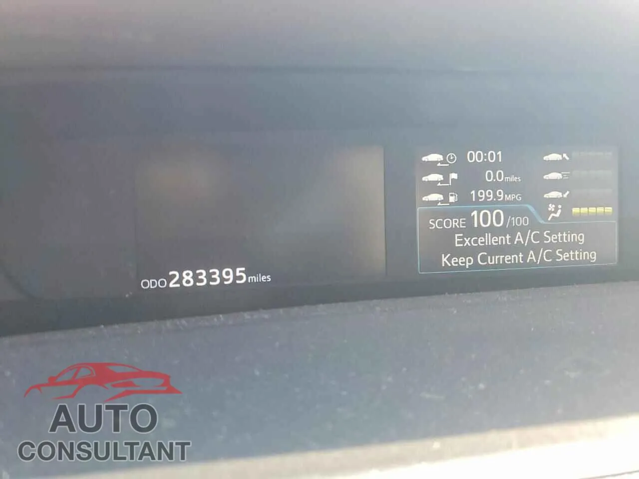 2016 TOYOTA PRIUS Damaged VIN JTDKBRFU4G3524147 – trunk area