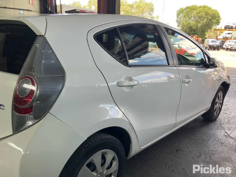 2014 Toyota Prius C Damaged VIN JTDKD3B3801077747 – trunk area