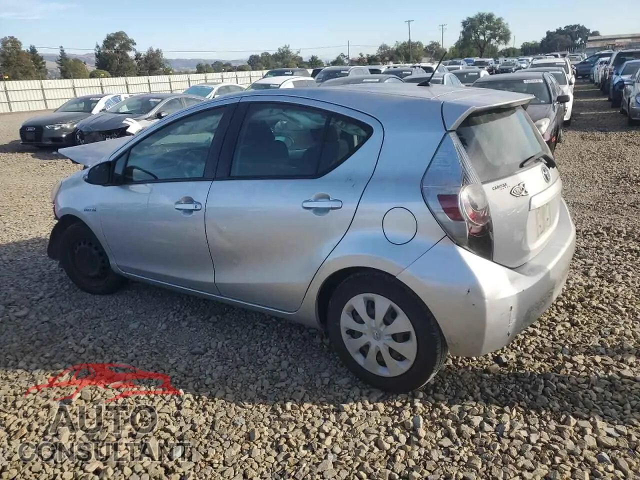 2013 TOYOTA PRIUS Damaged VIN JTDKDTB30D1551308 – rear exterior