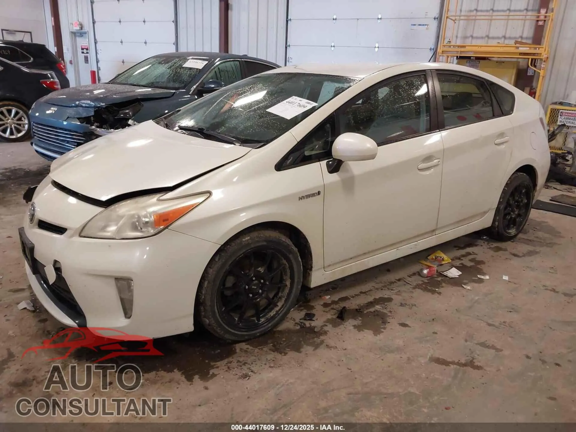 2012 TOYOTA PRIUS Damaged VIN JTDKN3DU0C1506645 – rear exterior