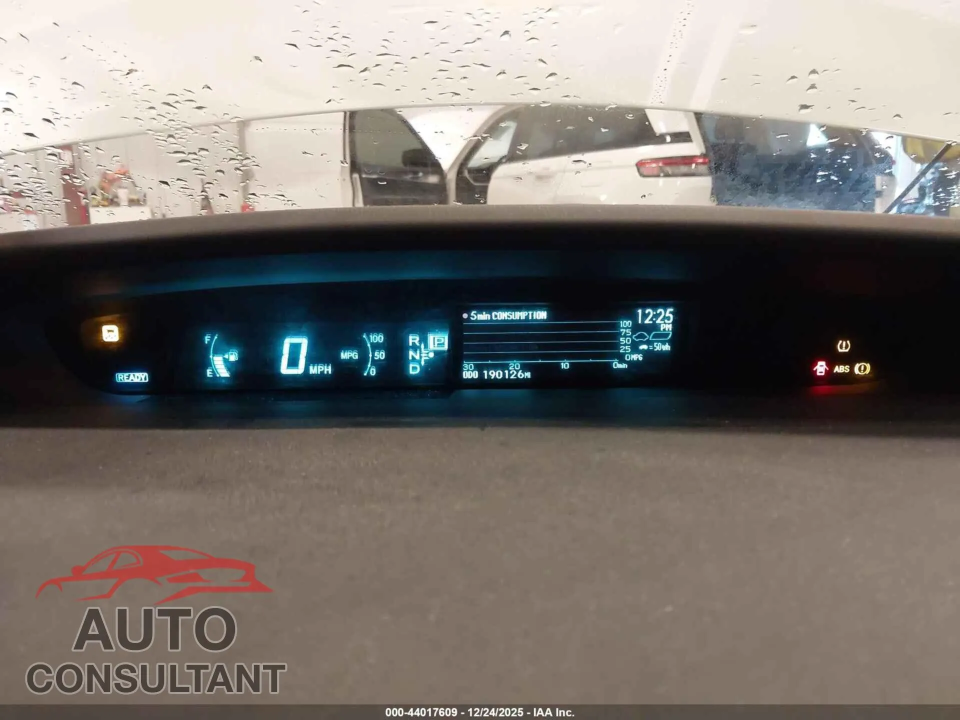 2012 TOYOTA PRIUS Damaged VIN JTDKN3DU0C1506645 – exterior detail