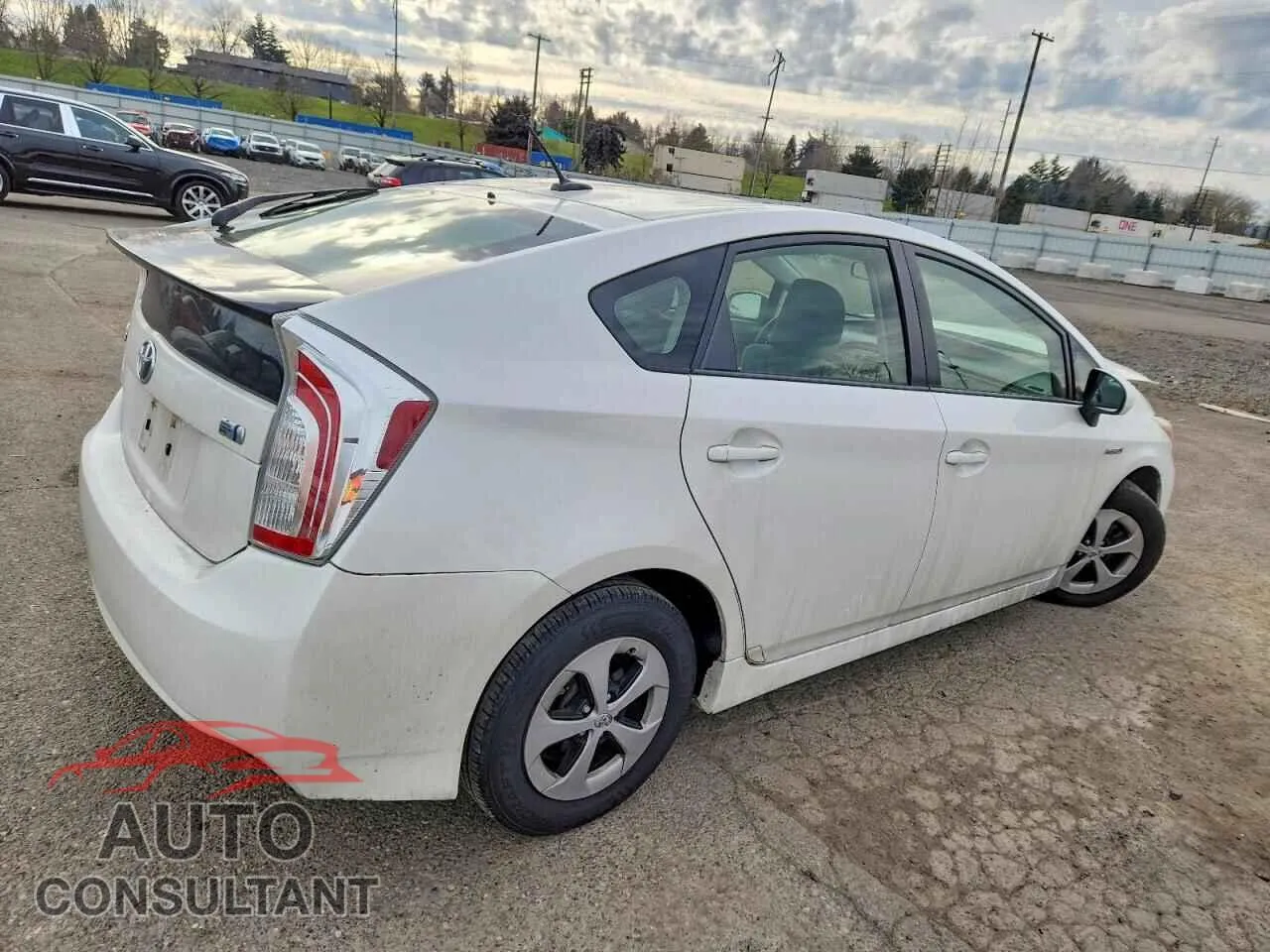 2012 TOYOTA PRIUS Damaged VIN JTDKN3DU0C5455740 – side profile
