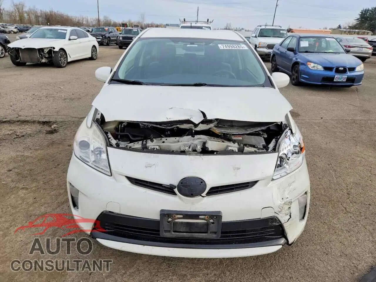2012 TOYOTA PRIUS Damaged VIN JTDKN3DU0C5455740 – interior seats