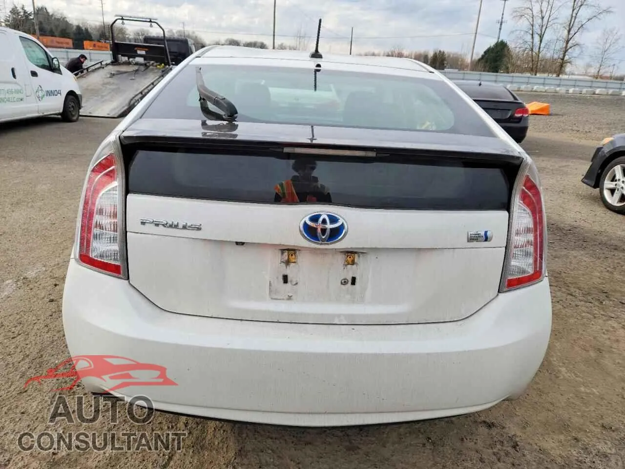 2012 TOYOTA PRIUS Damaged VIN JTDKN3DU0C5455740 – engine bay