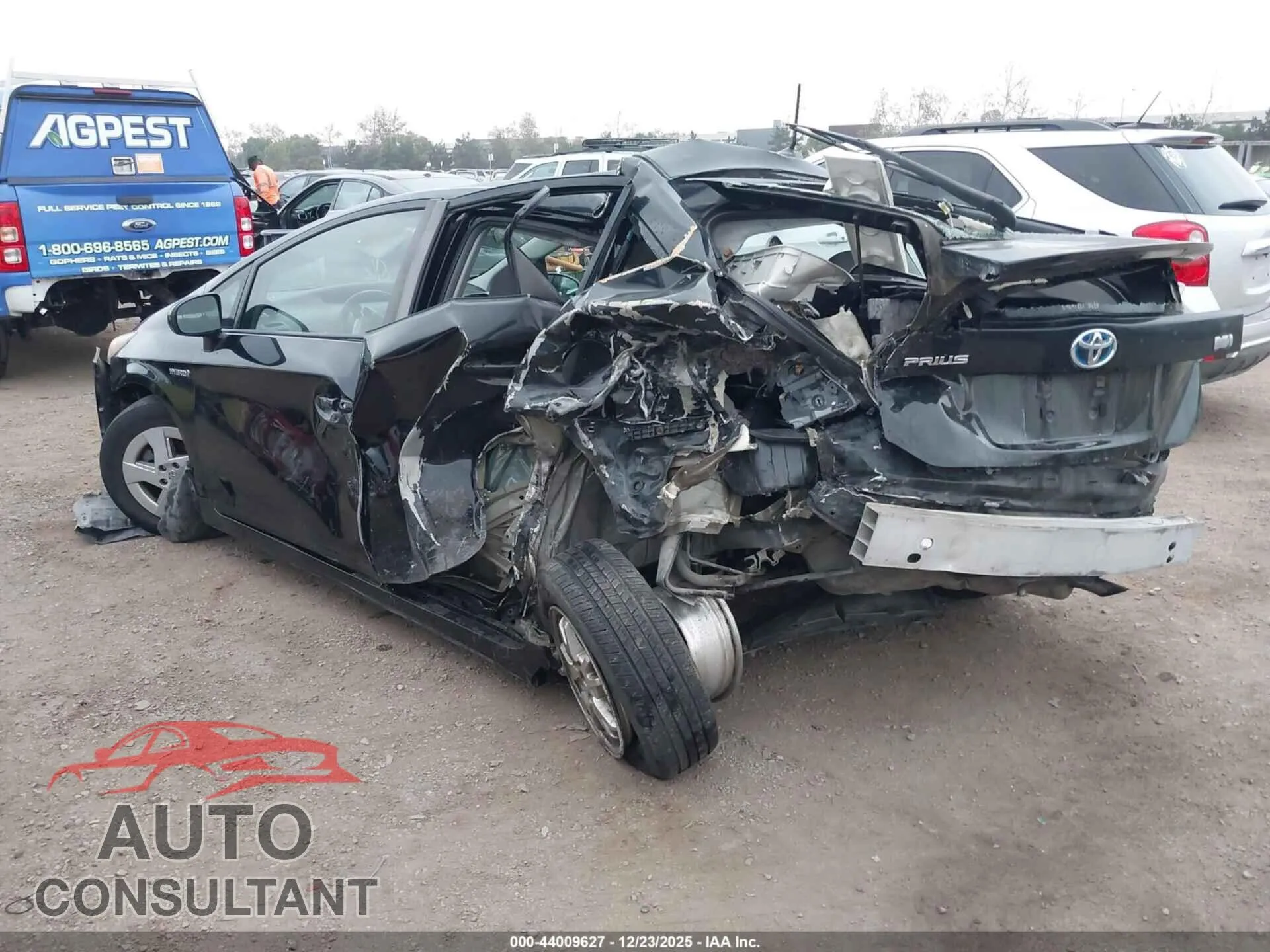 2010 TOYOTA PRIUS Damaged VIN JTDKN3DU2A0029977 – side profile