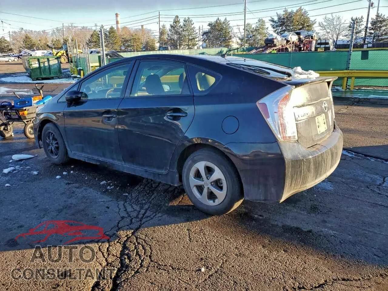 2014 TOYOTA PRIUS Damaged VIN JTDKN3DU3E0379236 – rear exterior