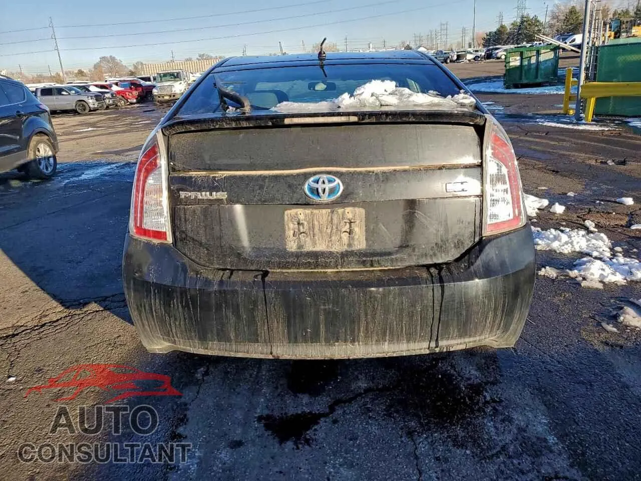 2014 TOYOTA PRIUS Damaged VIN JTDKN3DU3E0379236 – engine bay