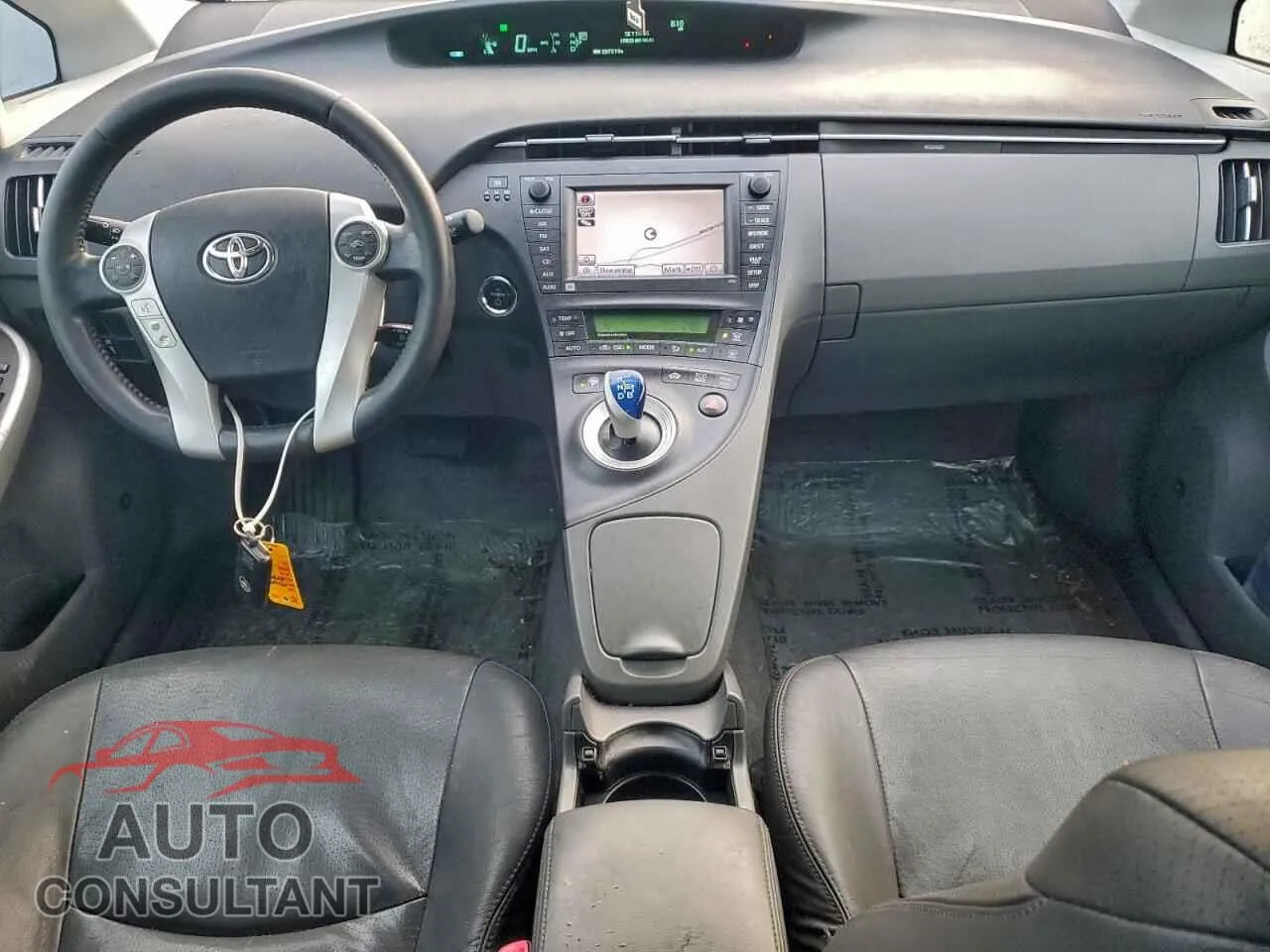 2011 TOYOTA PRIUS Damaged VIN JTDKN3DU6B0256364 – undercarriage