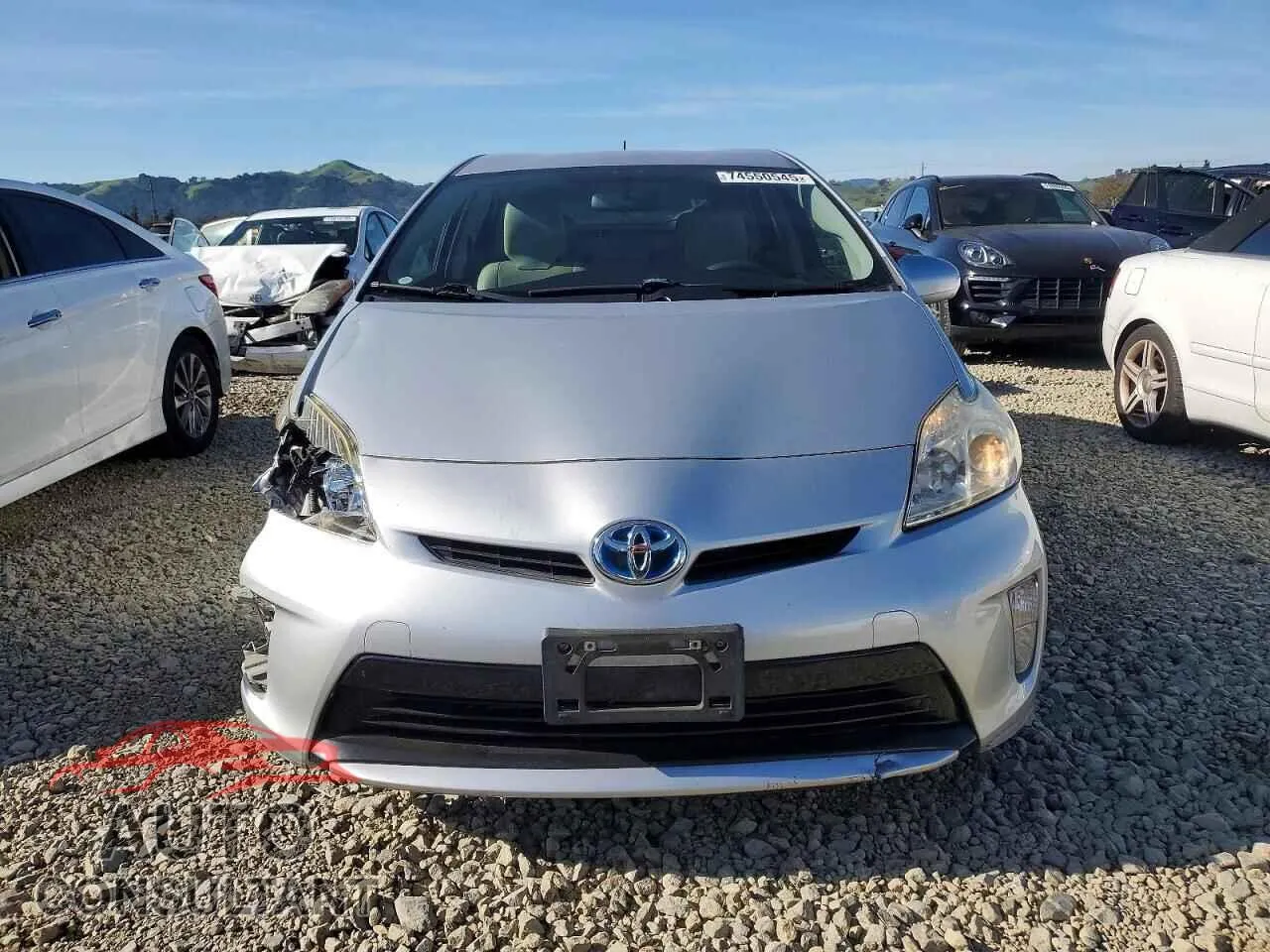 2014 TOYOTA PRIUS Damaged VIN JTDKN3DU7E0380650 – interior seats