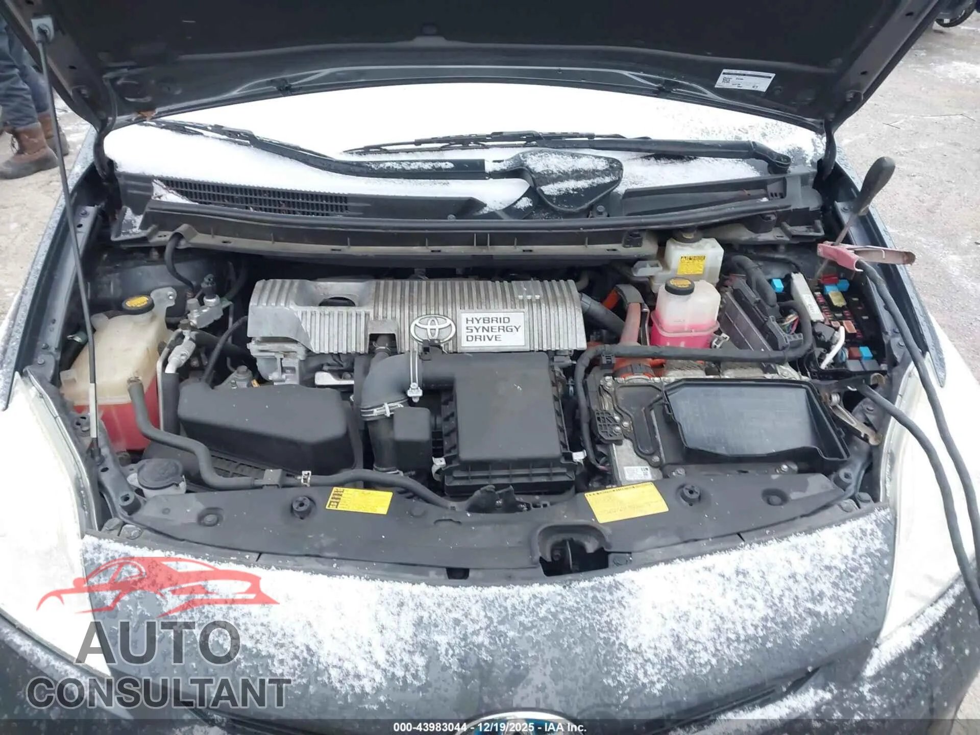 2013 TOYOTA PRIUS Damaged VIN JTDKN3DU8D5617955 – odometer reading