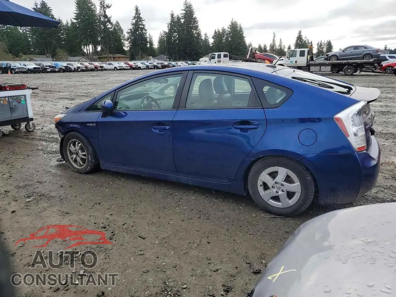 2010 TOYOTA PRIUS Damaged VIN JTDKN3DU9A1004746 – rear exterior