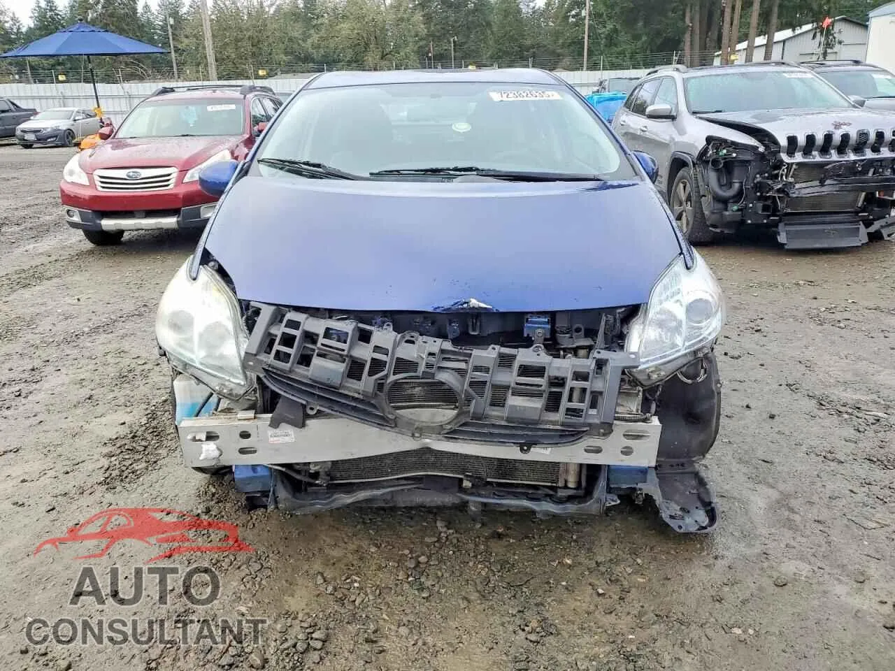 2010 TOYOTA PRIUS Damaged VIN JTDKN3DU9A1004746 – interior seats