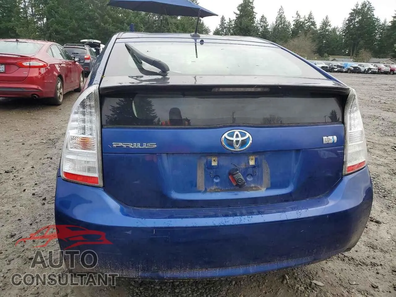 2010 TOYOTA PRIUS Damaged VIN JTDKN3DU9A1004746 – engine bay