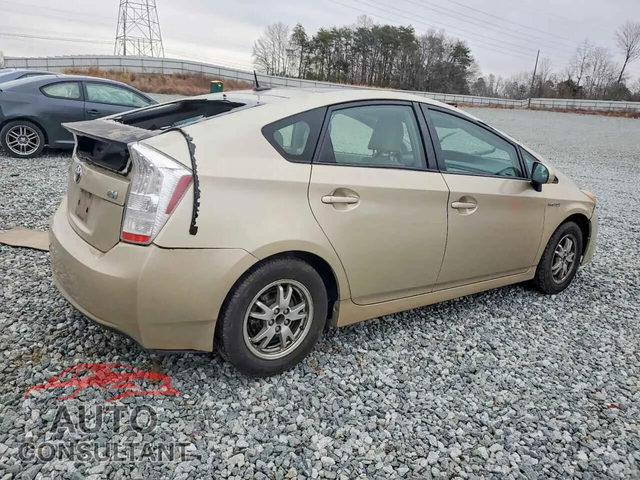 2010 TOYOTA PRIUS Damaged VIN JTDKN3DU9A1264225 – side profile