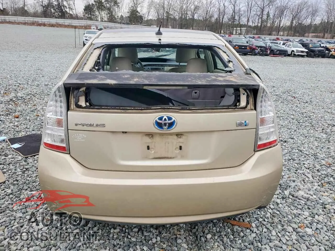 2010 TOYOTA PRIUS Damaged VIN JTDKN3DU9A1264225 – engine bay