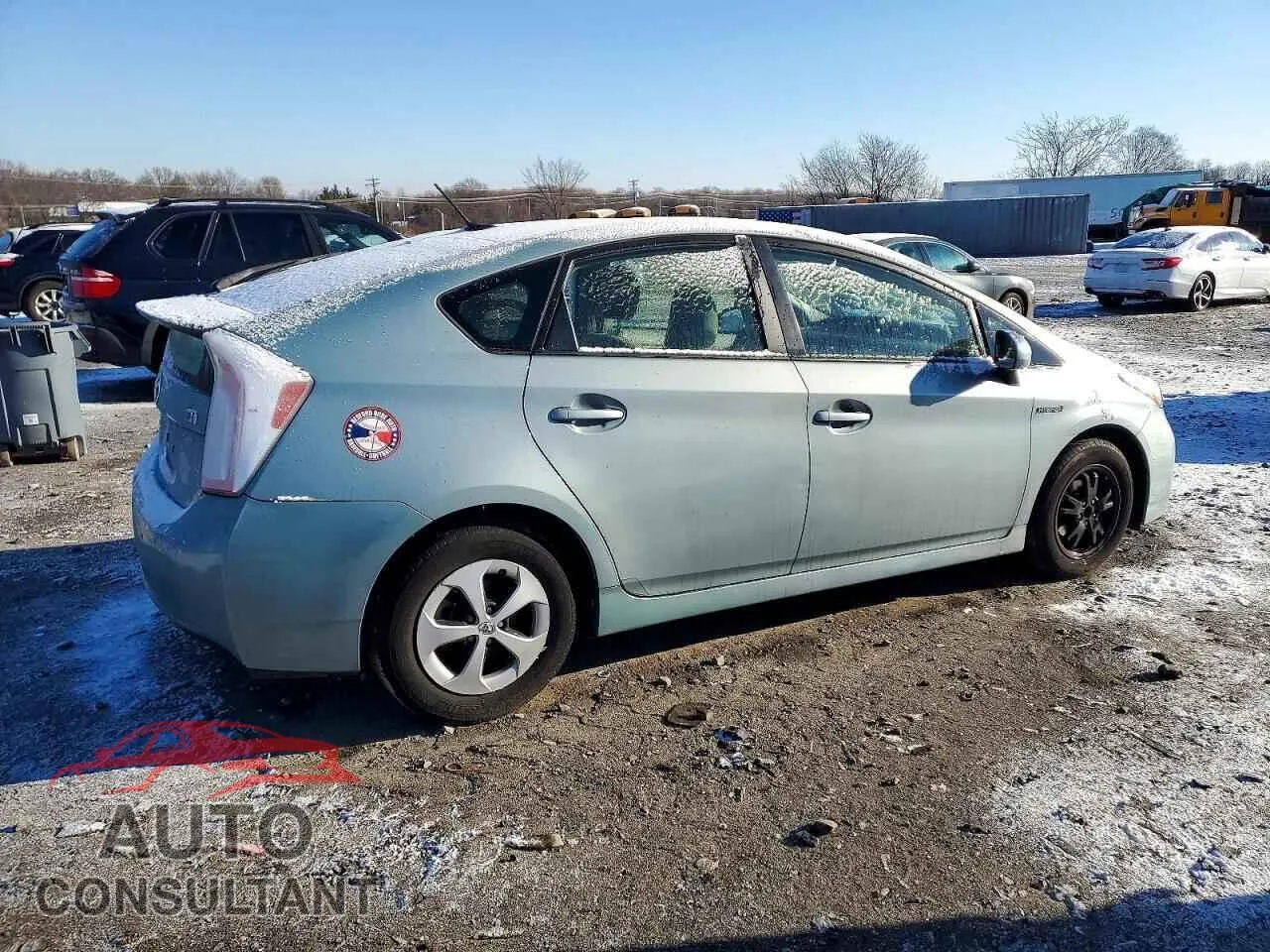 2013 TOYOTA PRIUS Damaged VIN JTDKN3DU9D5581547 – side profile