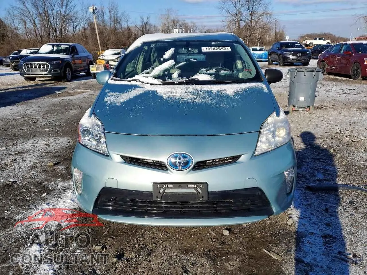 2013 TOYOTA PRIUS Damaged VIN JTDKN3DU9D5581547 – interior seats