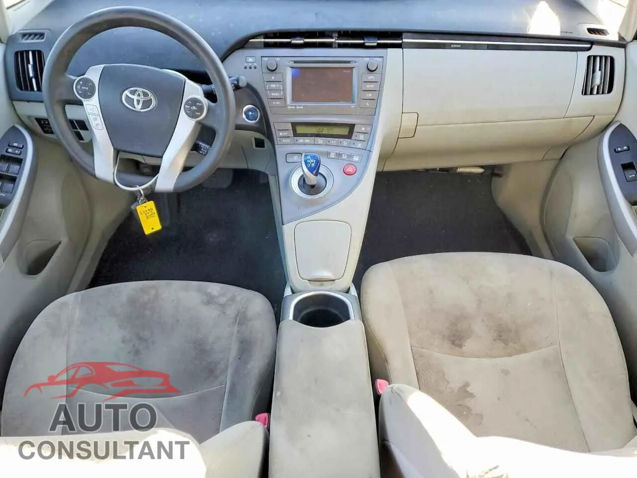 2013 TOYOTA PRIUS Damaged VIN JTDKN3DU9D5581547 – undercarriage