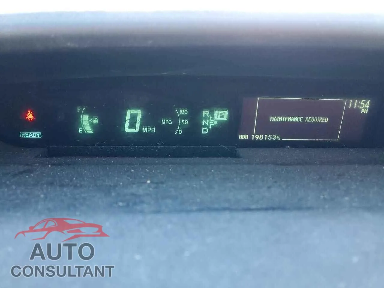 2013 TOYOTA PRIUS Damaged VIN JTDKN3DU9D5581547 – trunk area