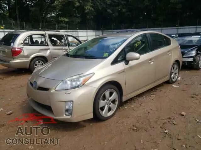 2010 TOYOTA PRIUS Damaged VIN JTDKN3DUXA1002276 – rear exterior
