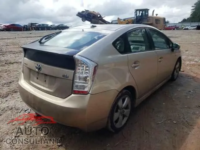 2010 TOYOTA PRIUS Damaged VIN JTDKN3DUXA1002276 – dashboard