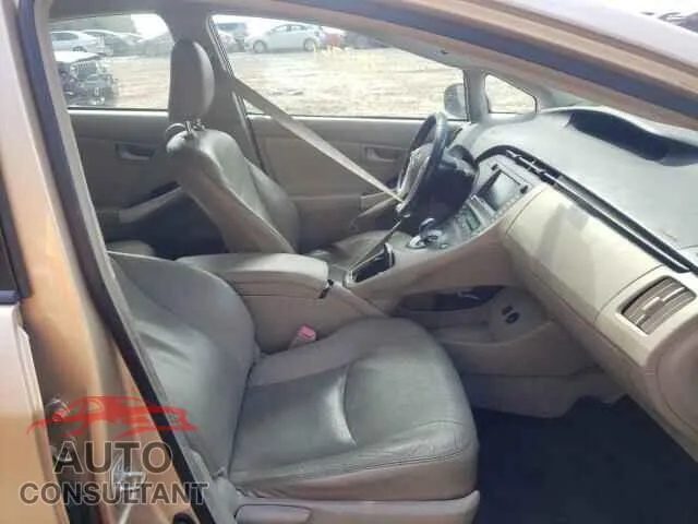 2010 TOYOTA PRIUS Damaged VIN JTDKN3DUXA1002276 – interior seats