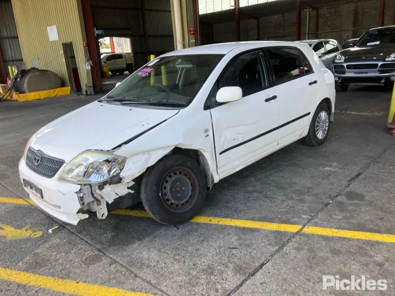 2003 Toyota Corolla Damaged VIN JTDKR23E302012875 – trunk area