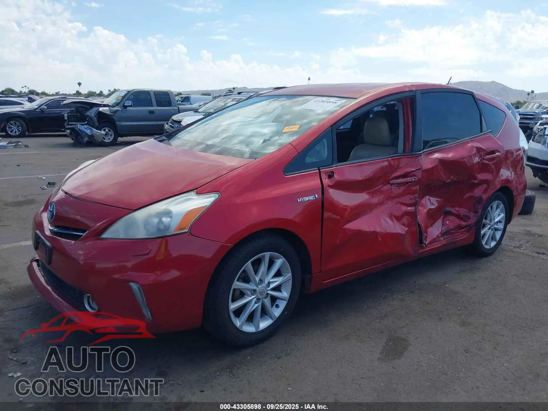 2012 TOYOTA PRIUS V Damaged VIN JTDZN3EU9C3154344 – engine bay 2012 TOYOTA PRIUS V Damaged VIN JTDZN3EU9C3154344 – engine bay