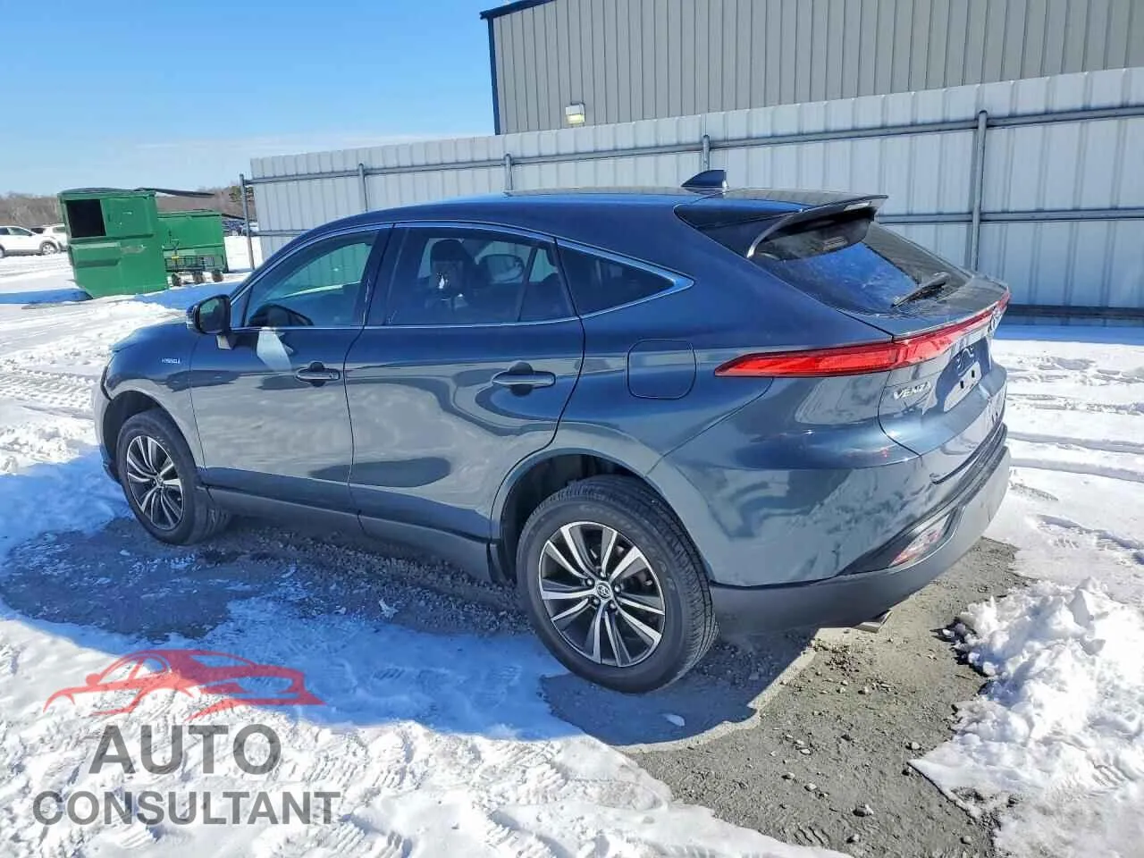 2021 TOYOTA VENZA Damaged VIN JTEAAAAH8MJ018849 – rear exterior