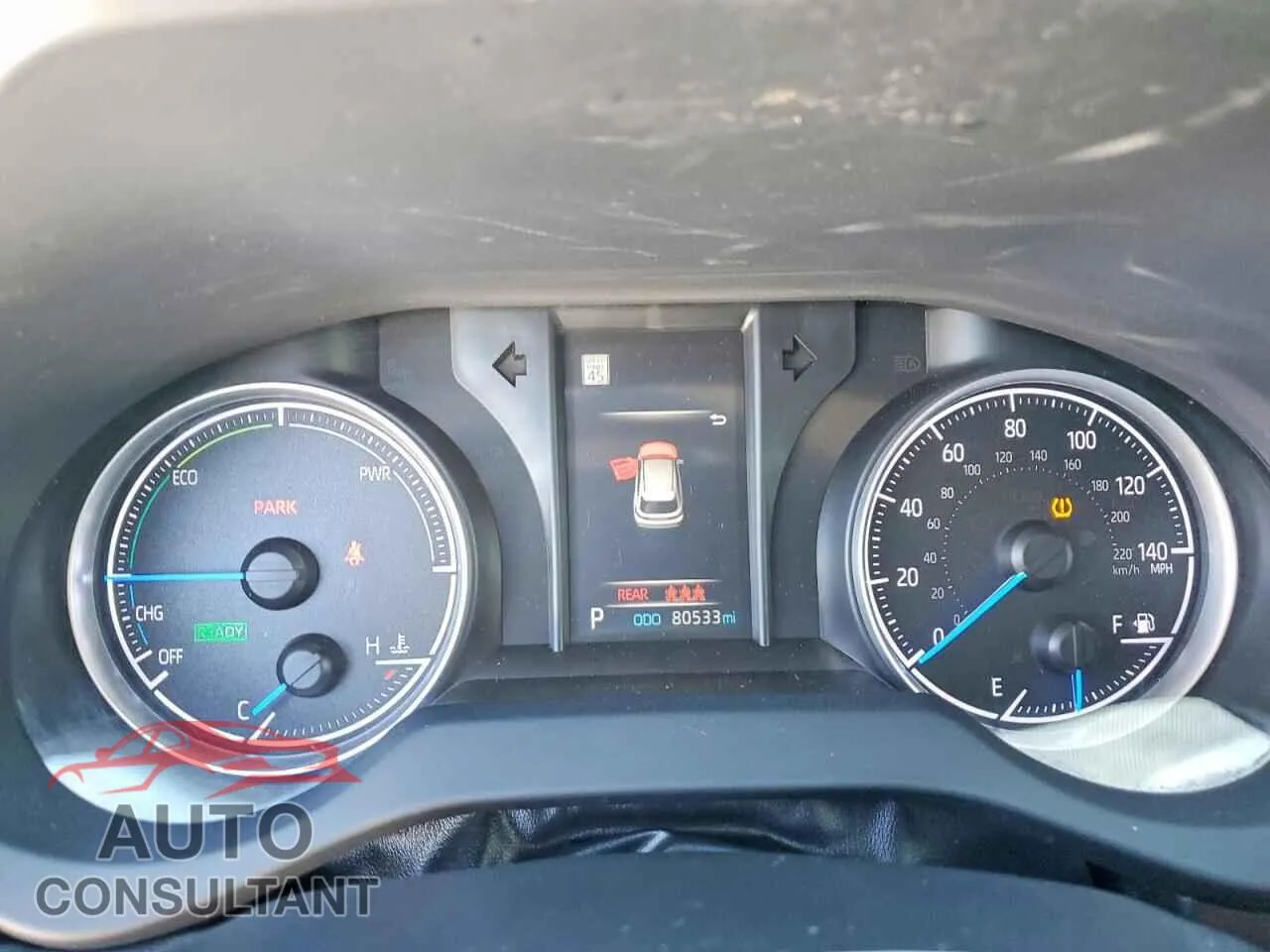 2021 TOYOTA VENZA Damaged VIN JTEAAAAH8MJ018849 – trunk area