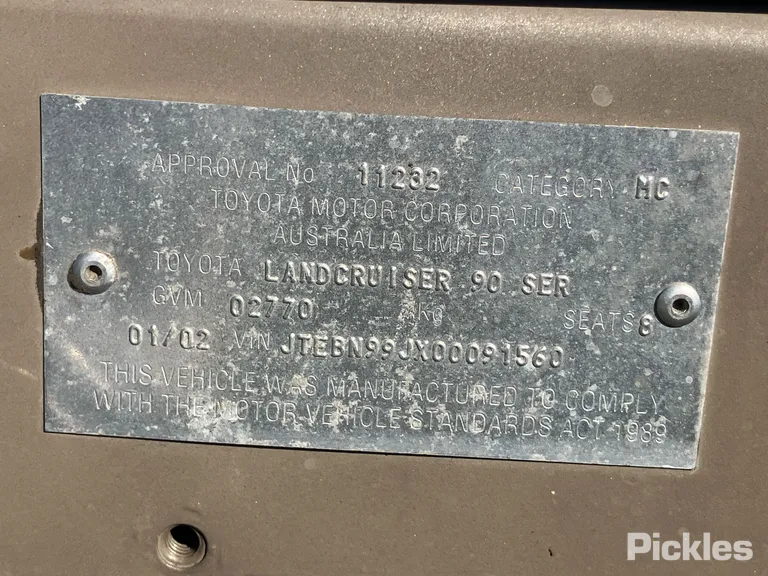 2002 Toyota Landcruiser Prado Used VIN JTEBN99JX00091560 – photo 16
