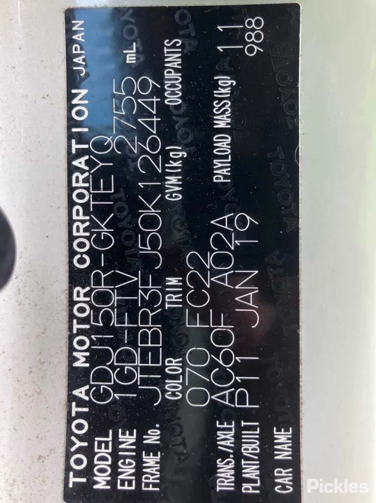 2019 Toyota Landcruiser Prado Damaged VIN JTEBR3FJ50K126449 – photo 18