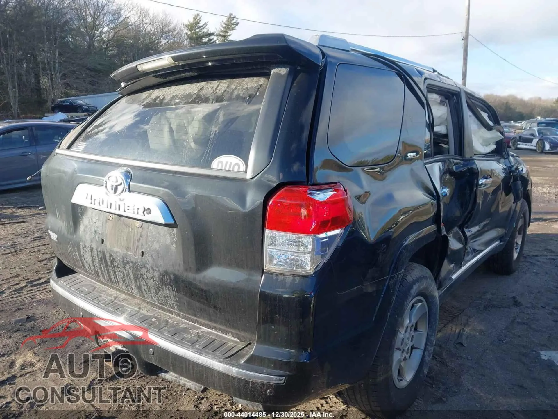 2013 TOYOTA 4RUNNER Damaged VIN JTEBU5JR4D5137485 – dashboard