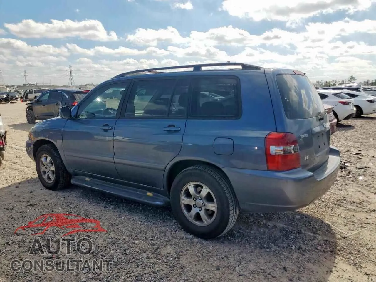 2004 TOYOTA HIGHLANDER Damaged VIN JTEDP21AX40013887 – rear exterior