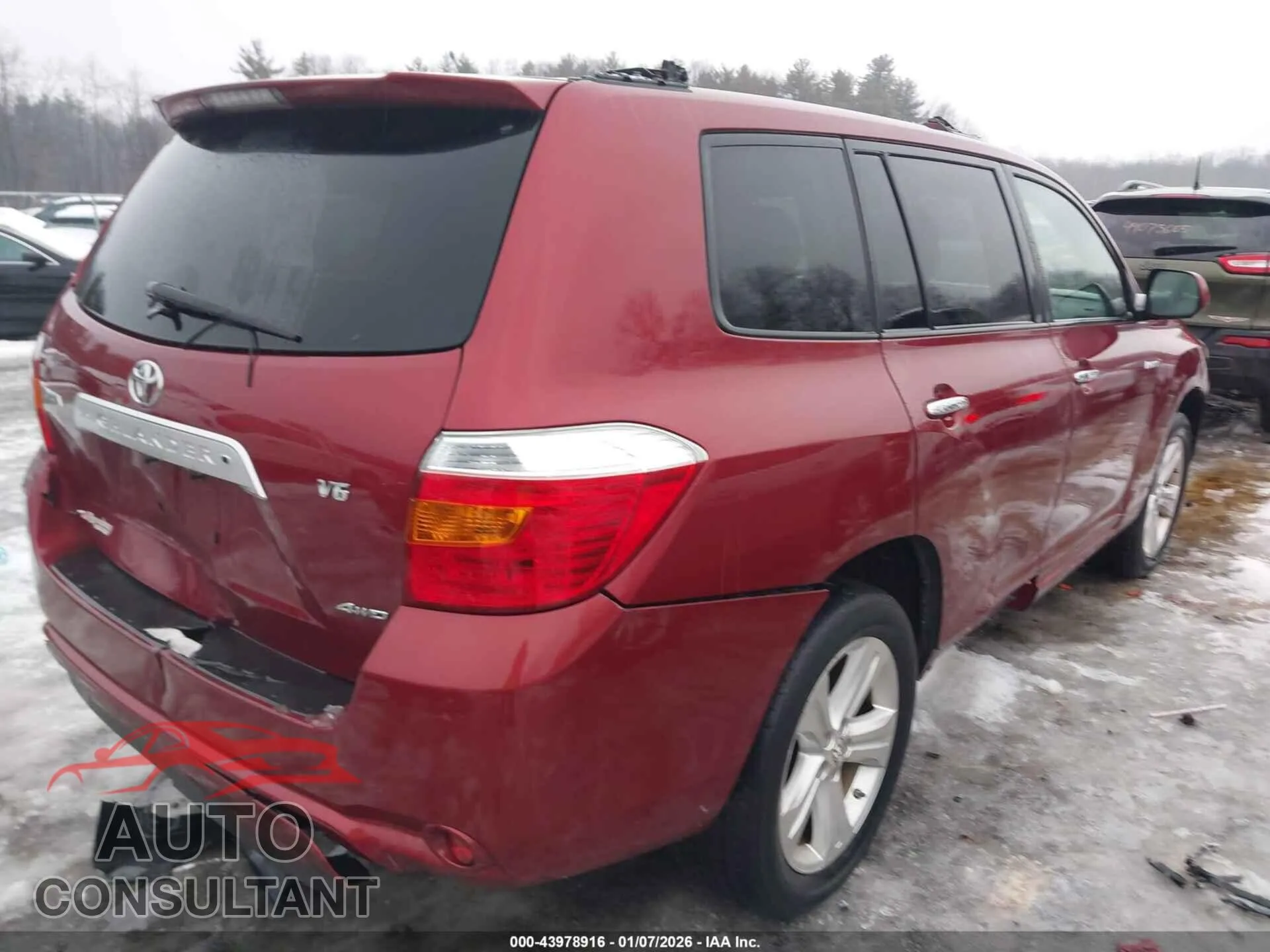 2009 TOYOTA HIGHLANDER Damaged VIN JTEES42A392150713 – dashboard