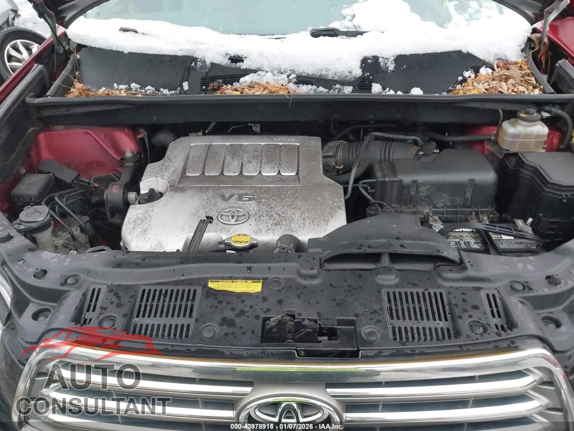 2009 TOYOTA HIGHLANDER Damaged VIN JTEES42A392150713 – odometer reading