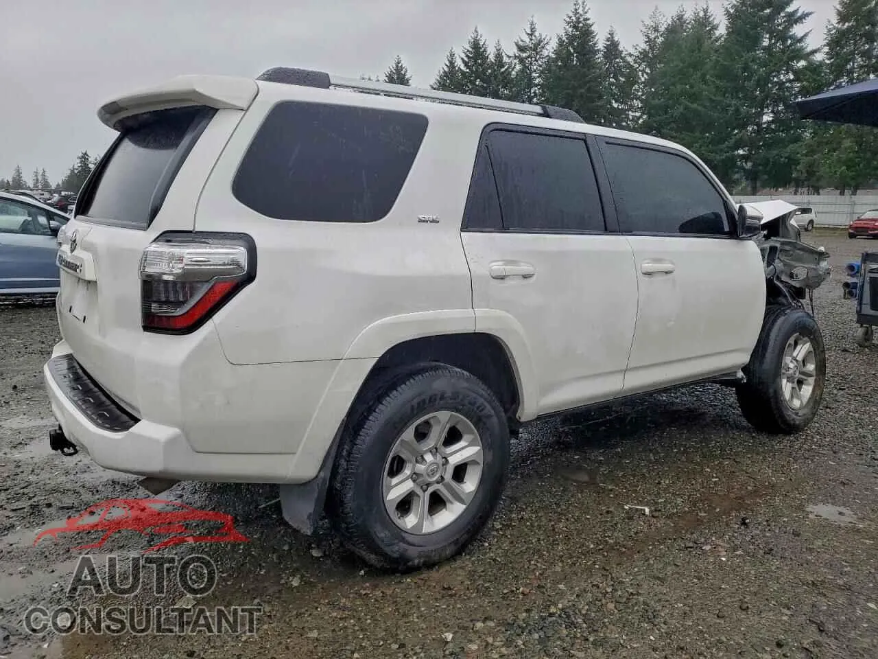 2021 TOYOTA 4RUNNER Damaged VIN JTENU5JRXM5912661 – side profile
