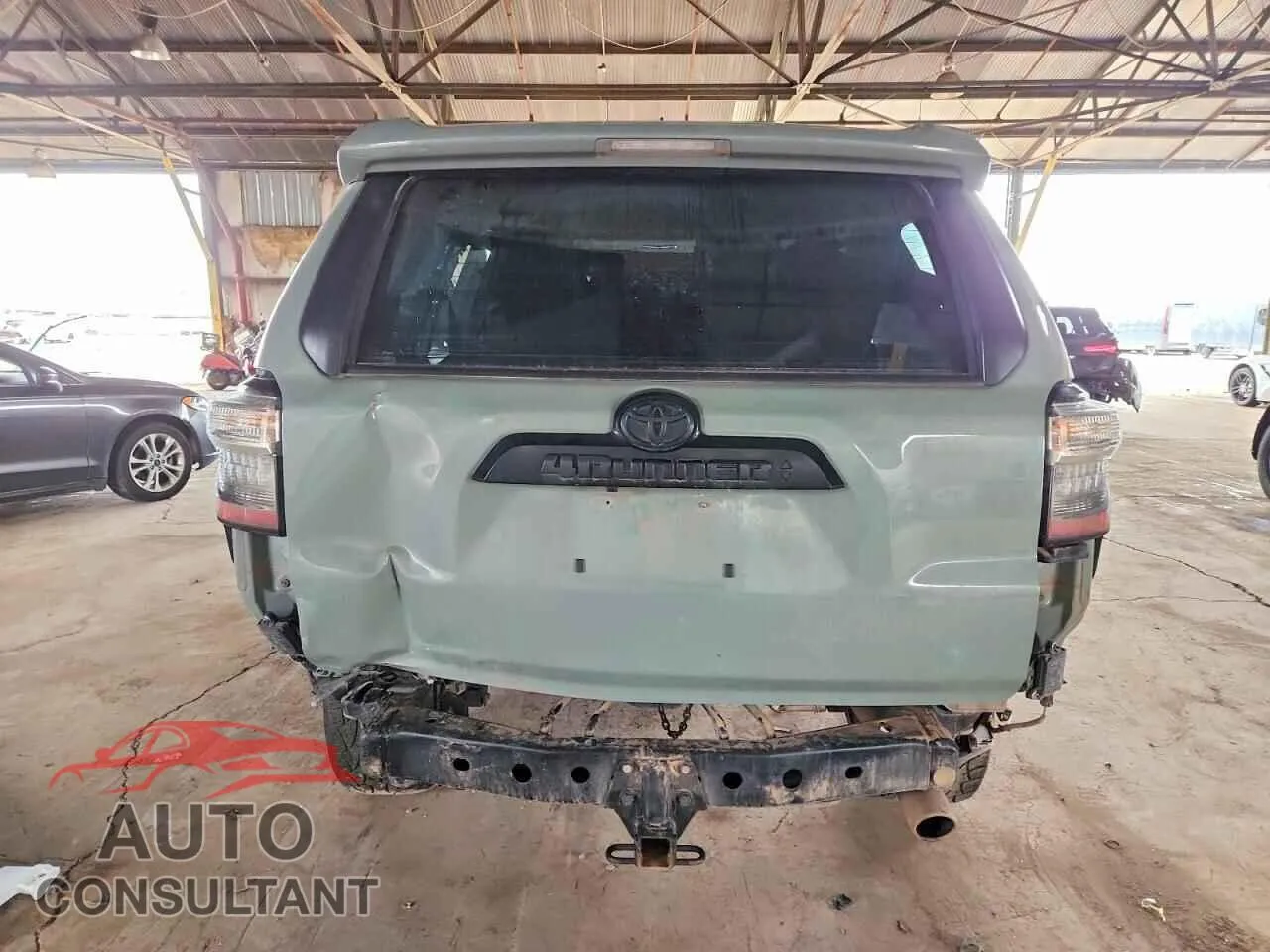 2023 TOYOTA 4RUNNER SE Damaged VIN JTERU5JR3P6115717 – engine bay