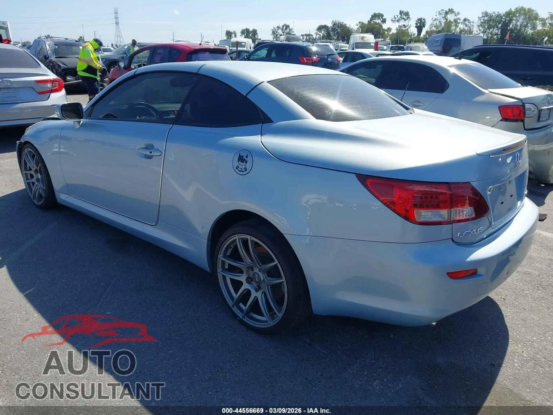 2010 LEXUS IS 250C Used VIN JTHFF2C27A2510836 – side profile