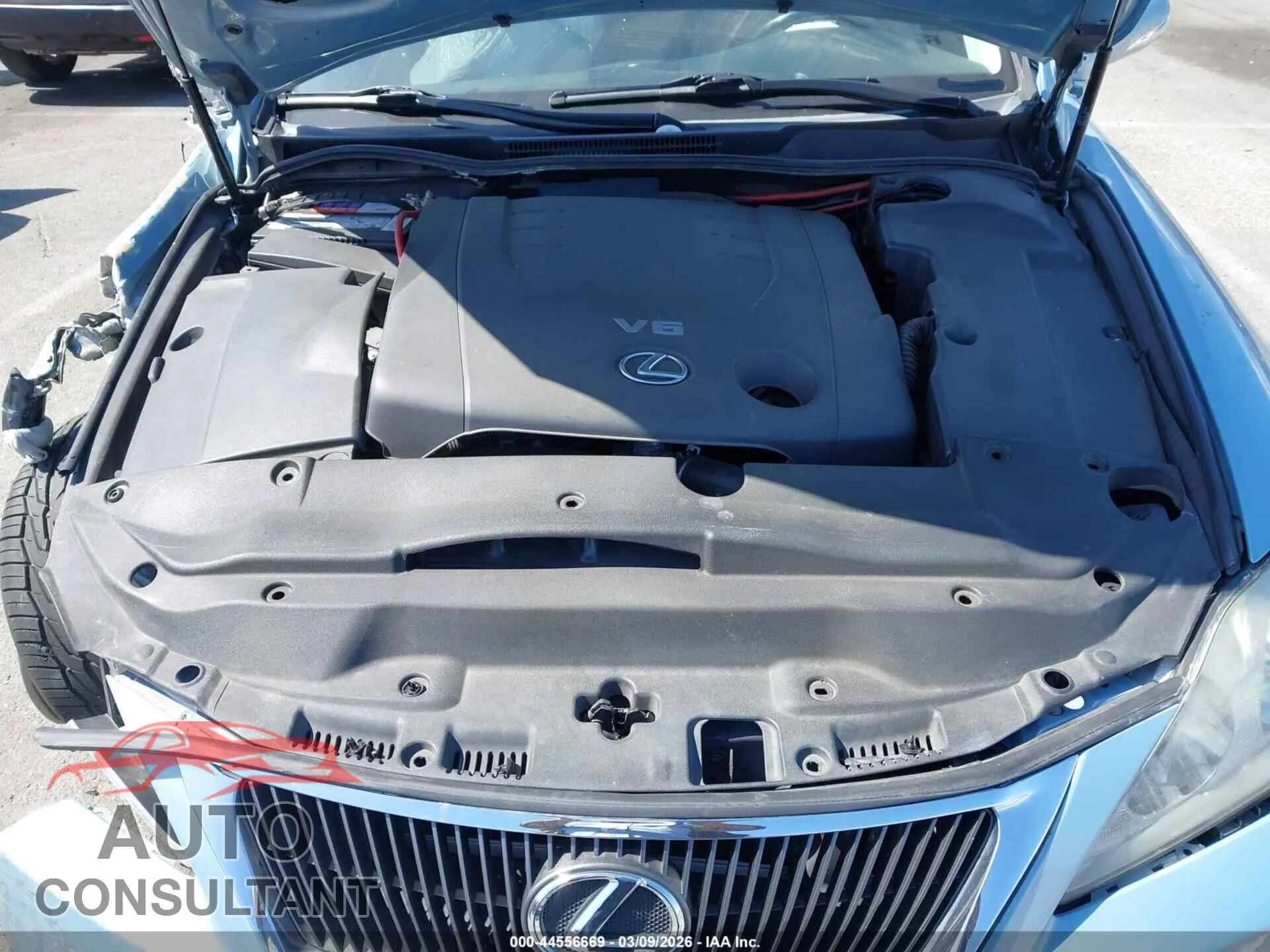 2010 LEXUS IS 250C Used VIN JTHFF2C27A2510836 – odometer reading