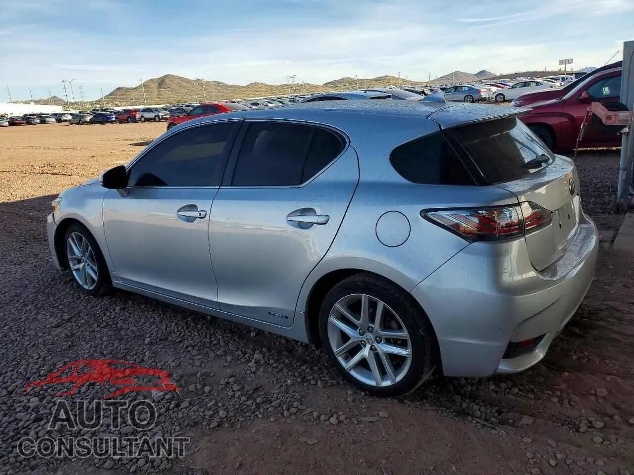 2014 LEXUS CT 200 Damaged VIN JTHKD5BH3E2193123 – rear exterior