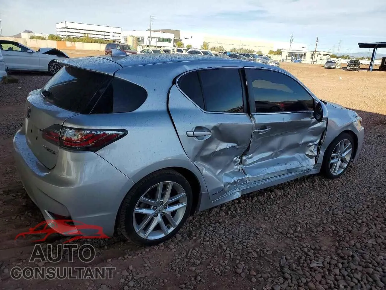 2014 LEXUS CT 200 Damaged VIN JTHKD5BH3E2193123 – side profile