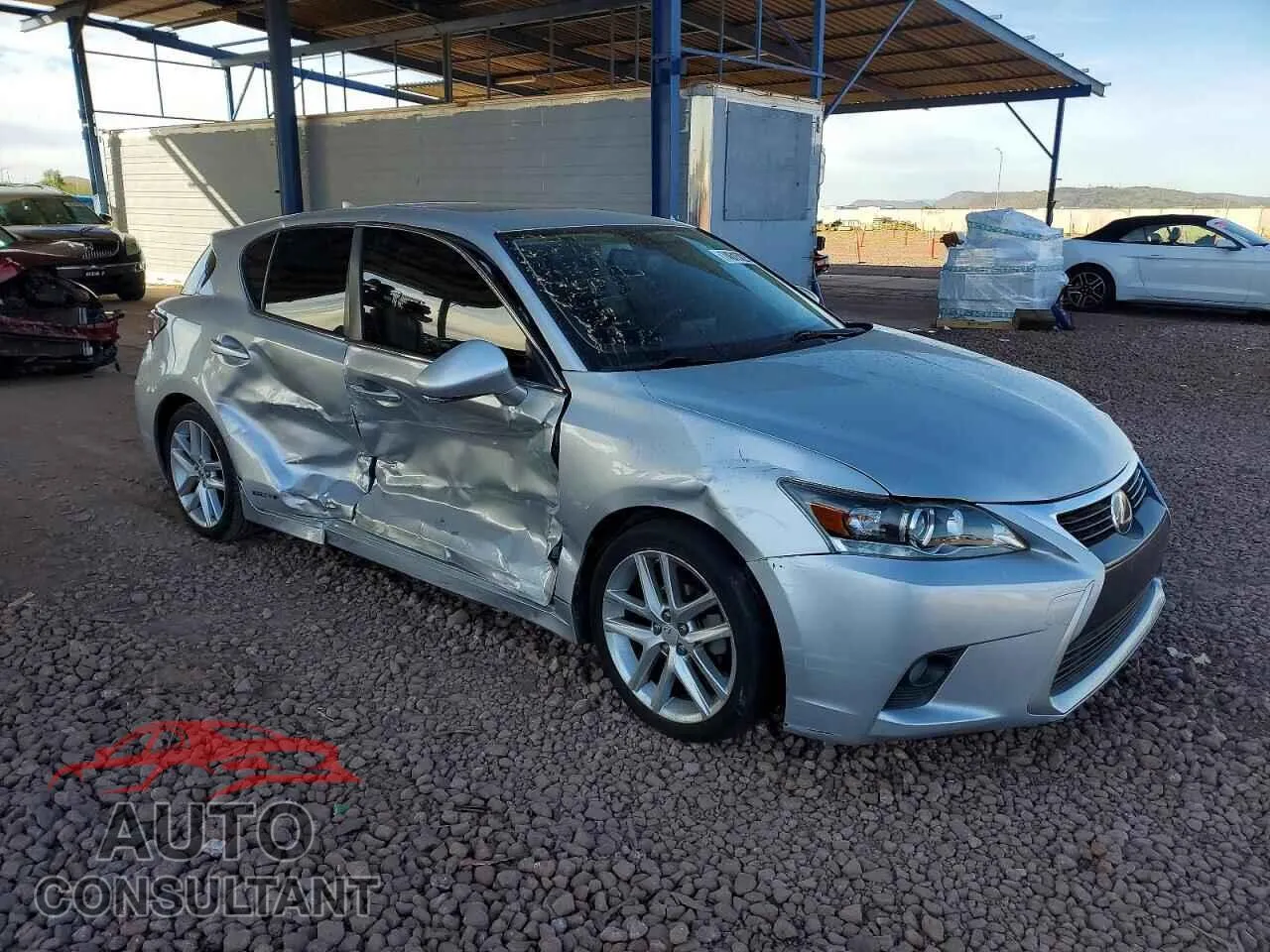 2014 LEXUS CT 200 Damaged VIN JTHKD5BH3E2193123 – dashboard
